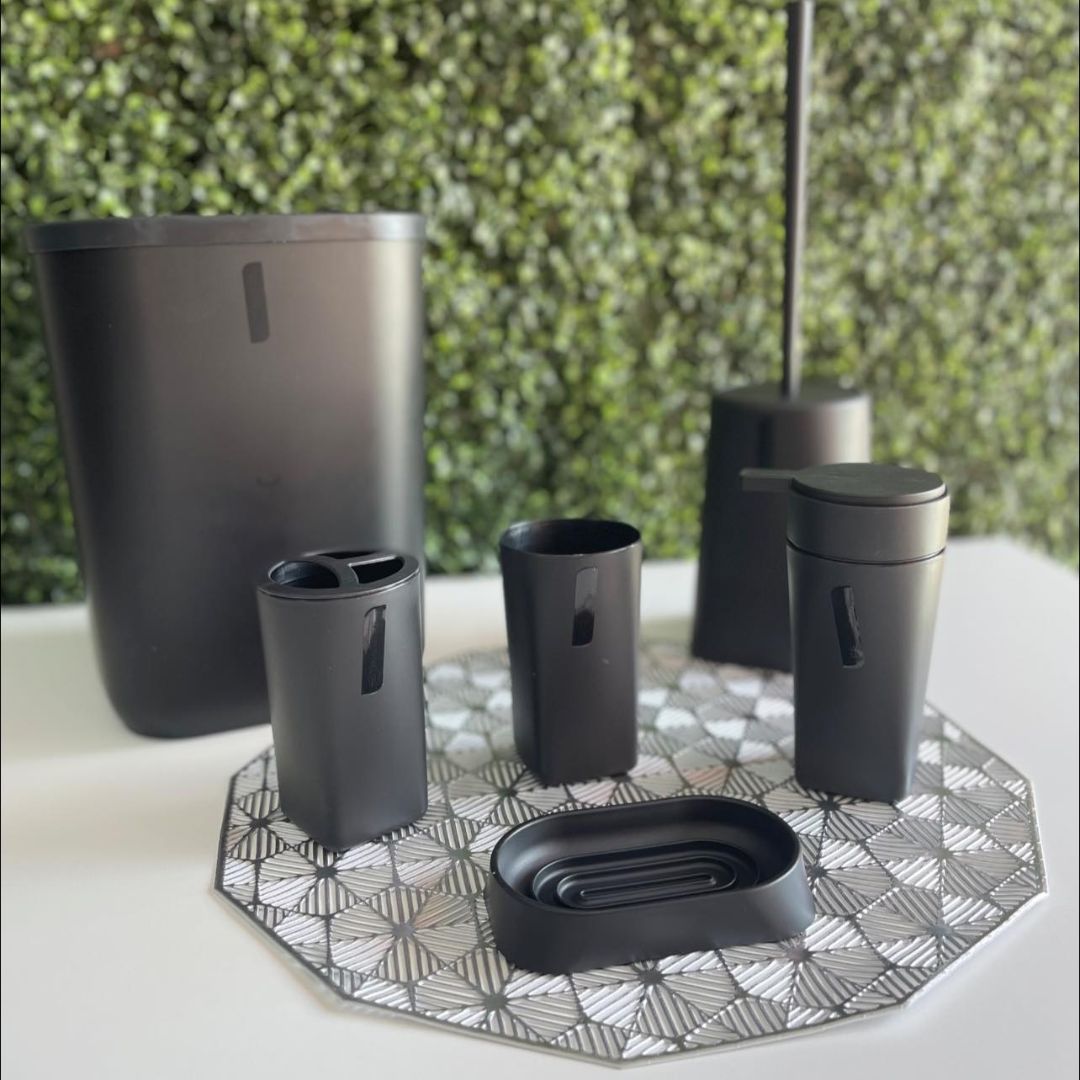 BainPratik™ - Set de 6 Pièces de Luxe pour Salle de Bain