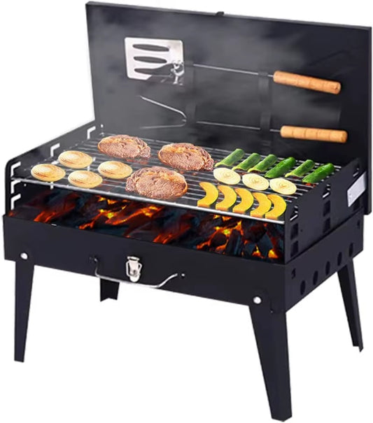 GourmetNomad™ Barbecue Portable  – Votre Partenaire Grillades Partout, Tout le Temps !
