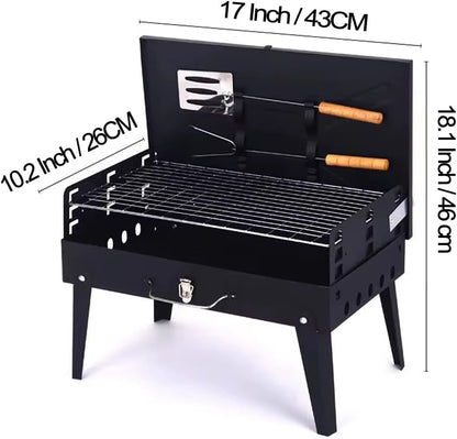 GourmetNomad™ Barbecue Portable  – Votre Partenaire Grillades Partout, Tout le Temps !